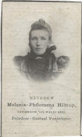 DP. MELANIA HILTROP - VANDELEENE ° KORTRIJK 1845- + 1908 - Religion &  Esoterik