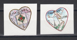 Autoadhésif N° Y&T 38 Et 39 Neuf** Coeurs 2004  (Couturier Karl Lagerfeld) - Unused Stamps