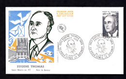 FDC - ENVELOPPE PREMIER JOUR - EUGENE THOMAS - JUIN 1975 - 1970-1979