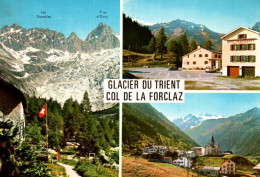 CPM - TRIENT - Buvette Du Glacier De Trient Hôtel Du Col De La Forclaz & Le Village - Edition Jubin - Trient