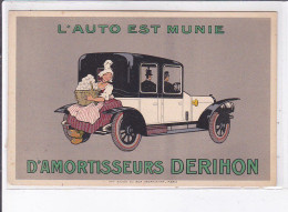 PUBLICITE : Amortisseurs Derihon (automobile) - Très Bon état - Advertising