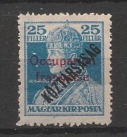 HONGRIE / ARAD - 1919 - N°YT. 33 - 25fi Bleu - Neuf Luxe ** / MNH / Postfrisch - Unused Stamps