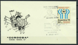 Argentina 1977 Football Soccer World Cup Commemorative Cover - 1978 – Argentina