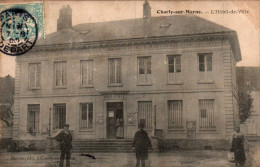 N°2403 W -cpa Charly Sur Marne- L'hôtel De Ville- - Other & Unclassified