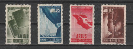 1945 - Le Premier Congrès De L'ARLUS Mi No 855/858 - Usati