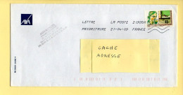 Oblitération Mécanique : FRANCE LA POSTE – 21935A Du 21/04/2009 (voir Timbre) - Mechanical Postmarks (Other)