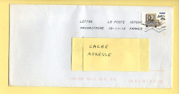 Oblitération Mécanique : FRANCE LA POSTE – 18769A Du 15/11/2010 (voir Timbre) - Mechanical Postmarks (Other)