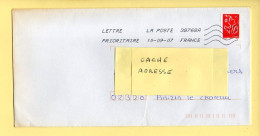 Oblitération Mécanique : FRANCE LA POSTE – 38768A Du 10/09/2007 (voir Timbre) - Maschinenstempel (Sonstige)