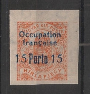 HONGRIE / ARAD - 1919 - Taxe TT N°YT. 2 - 15 Sur 2fi Orange - Neuf Luxe ** / MNH / Postfrisch - Unused Stamps