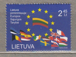 LITHUANIA 2013 EU Flags  MNH(**) Mi 1137 #Lt836 - Litauen