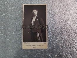 PHOTO CDV 19 EME SIECLE - GUSTAVE CUNEO D’ORNANO DEPUTE CHARENTE HOMME POLITIQUE BONAPARTISTE - MEDAILLE - PARIS - Antiche (ante 1900)
