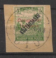 HONGRIE / ARAD - 1919 - N°YT. 29 - 5fi Vert - Oblitéré / Used - Usati