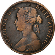 Grande-Bretagne, Victoria, 1/2 Penny, 1862, Bronze, TTB, KM:748.2 - C. 1/2 Penny