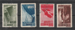 1945 - Le Premier Congrès De L'ARLUS Mi No 855/858 - Usati