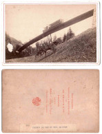 ANONYME - PHOTOGRAPHIE TIRAGE ALBUMINE - ADOLPHE BRAUN - CHEMIN DE FER DE RIGI - 1801-1900
