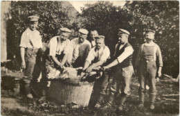 Schweineschlachten Im Felde - Feldpost - War 1914-18