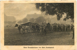 Rote Kreuzkolonne Vor Dem Ausmarsch - Feldpost - War 1914-18