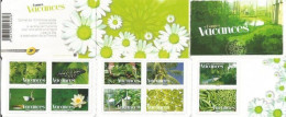 France 2008 Vacation Green Warm Summer Set Of 10 Stamps In Booklet MNH - Gedenkmarken