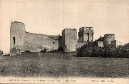 N°2411 W -cpa Druyes -le Château - - Autres & Non Classés