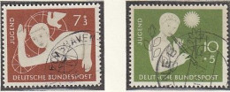 BRD  232-233, Gestempelt, Jugend, 1956 - Gebraucht