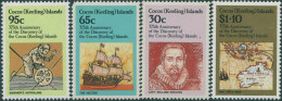 Cocos Islands 1984 SG115-118 375th Anniversary Set MNH - Islas Cocos (Keeling)