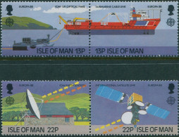 Isle Of Man 1988 SG381-384 Europa Transport And Communications Set MNH - Isle Of Man