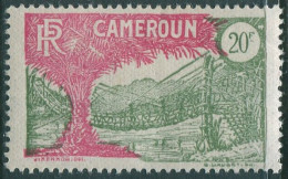 Cameroun 1925 SG104 20f Green And Red Liana Suspension Bridge MLH - Cameroun (1960-...)