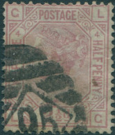 Great Britain 1876 SG141 2½d Rosy Mauve QV GLLG Plate 4 FU - Andere & Zonder Classificatie