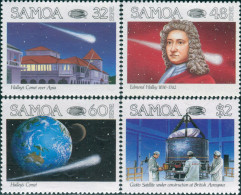 Samoa 1986 SG722-725 Halley's Comet Set MNH - Samoa