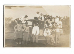 Antiguo Vehiculo Con Personas -  7347 - Fotografia