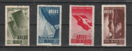 1945 - Le Premier Congrès De L'ARLUS Mi No 855/858 - Usati