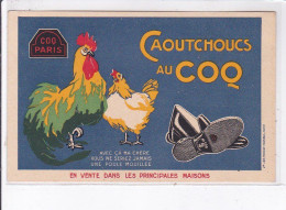 PUBLICITE : Caoutchoucs Au Coq Paris (cordonnerie - Chaussures) - Très Bon état - Pubblicitari