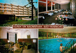 73105578 Bad Homburg Klinik Dr Baumstark Speisesaal Aufenthaltsraum Hallenbad Ba - Bad Homburg