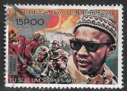 GUINE BISSAU – 1977 Amílcar Cabral Surcharged 15P00 Over 0P50 Used Stamp - Guinée-Bissau