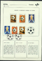 Brazil 1978 Football Soccer World Cup Set Of 3 On First Day Print - 1978 – Argentina