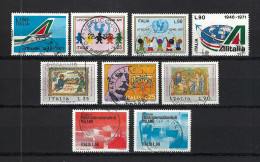 ITALIE Ca. 1971-72: Lot D' Obl. - 1961-70: Afgestempeld