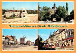 73105424 Muehlhausen Thueringen Teilansicht Am Frauentor Wilhelm Pieck Platz Ste - Muehlhausen