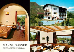 73105397 Bozen Suedtirol Garni Gasser Sigmundskron Gaststube Swimmingpool Bozen  - Altri & Non Classificati