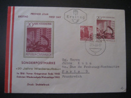 Österreich- FDC Sonder-Beleg Automatenmarke Wien-Erdberg 1,50 S., MiNr. 1178 Und 1179 - Automatenmarken [ATM]