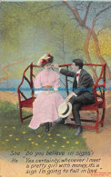 R062139 Old Postcard. Two On The Bench. Bamforth. 1908 - World