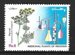 PAKISTAN. N°835 De 1993. Plante Médicinale. - Medicinal Plants