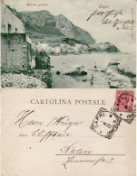 ITALY 1911 POSTCARD SENT FROM CAPRI TO BERLIN - Storia Postale