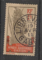 GABON - 1910-18 - N°YT. 49 - Guerrier 1c Orange - Oblitéré / Used - Oblitérés