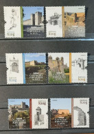 2023 - Portugal - MNH - Castles And Fortresses Of The Border - 6 Stamps + Block Of 1 Stamp - Unused Stamps