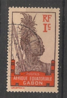 GABON - 1910-18 - N°YT. 49 - Guerrier 1c Orange - Oblitéré / Used - Usados