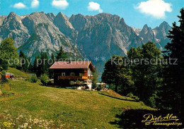 73105302 Werfen Salzburg Diel Alm Mit Tennengebirge Werfen Salzburg - Sonstige & Ohne Zuordnung