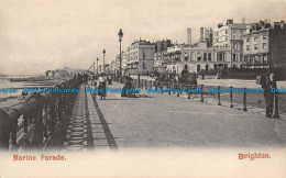 R062149 Marine Parade. Brighton. Mezzotint - World