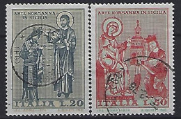 Italy 1974  Normannische Kunst In Sizilien  (o) Mi.1435-1436 - 1971-80: Used