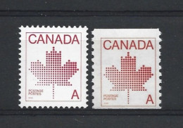 Canada 1981 Definitives Y.T. 786+786c ** - Nuevos