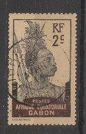 GABON - 1910-18 - N°YT. 50 - Guerrier 2c Brun - Oblitéré / Used - Usados